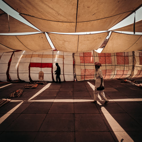 Fabric Creates Canopy
