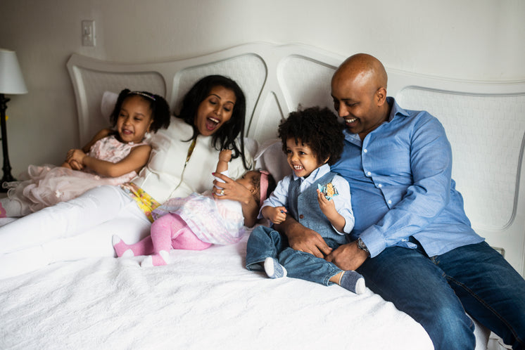 Family Laughing Together