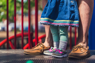 father & daughter feet