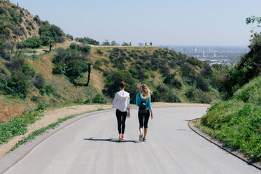 female friends walking