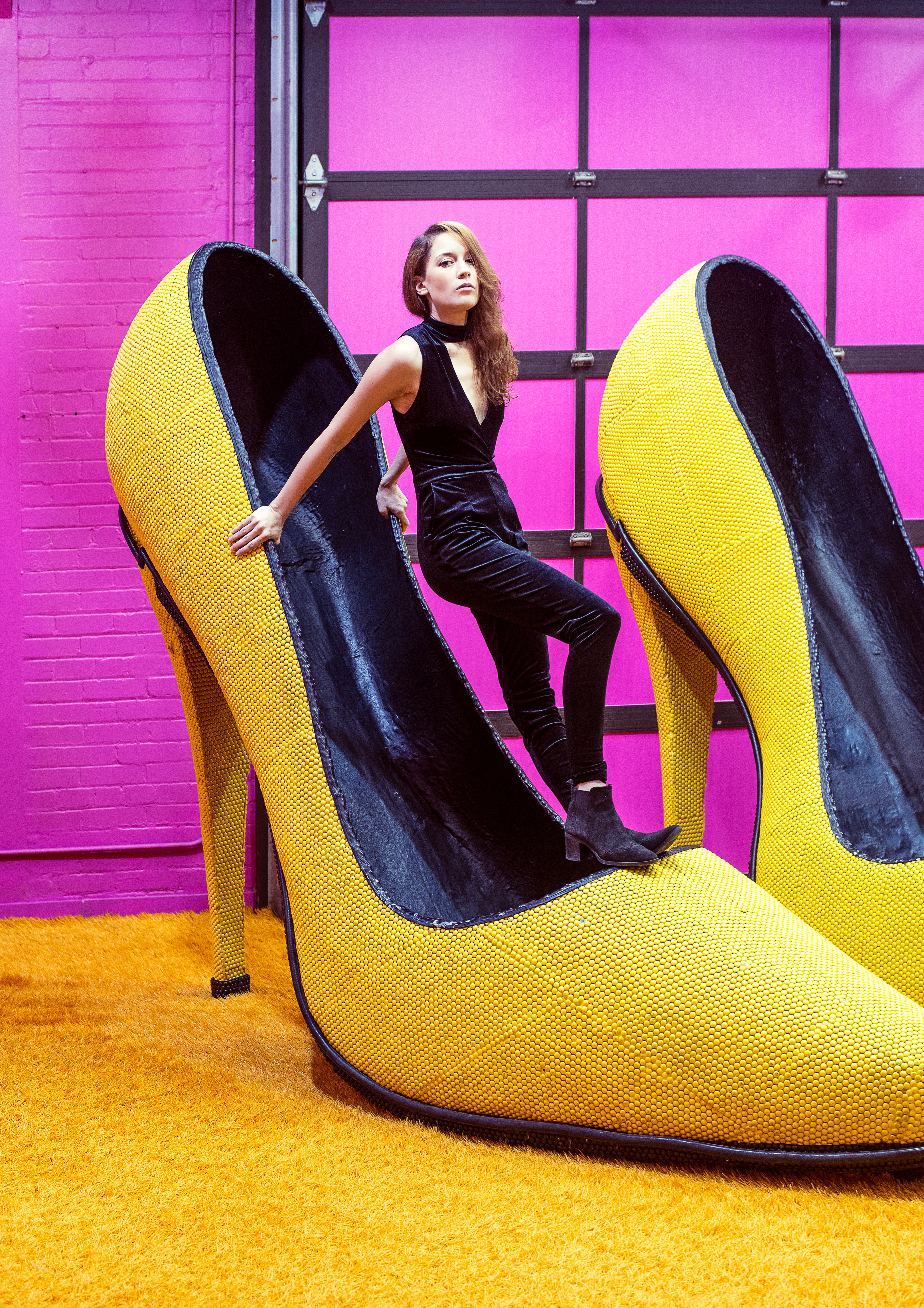 Buy Yellow Heeled Shoes for Women by Clog London Online | Ajio.com