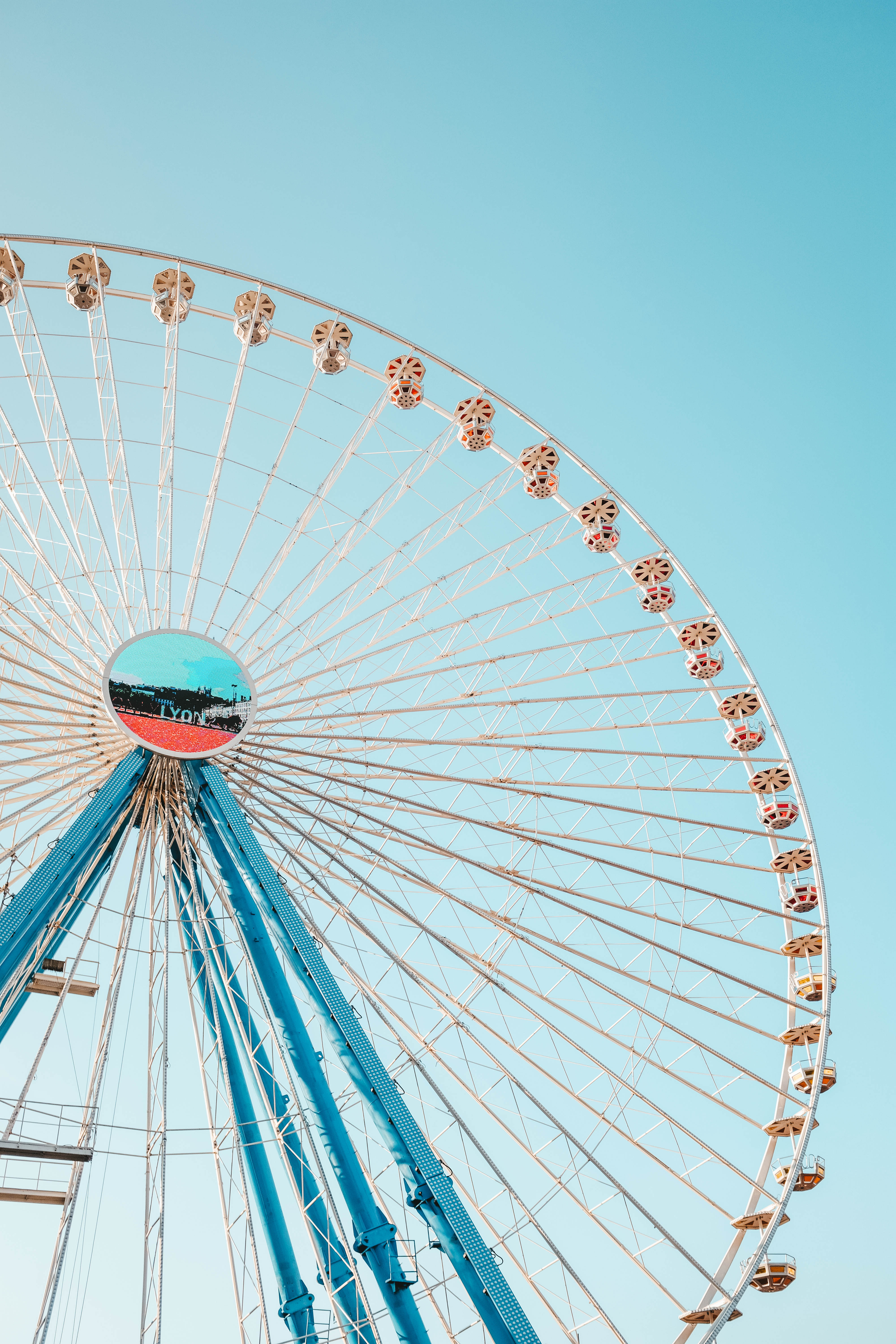 Ferris Wheel On A Summer Day