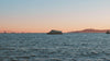 ferry boat at sunset