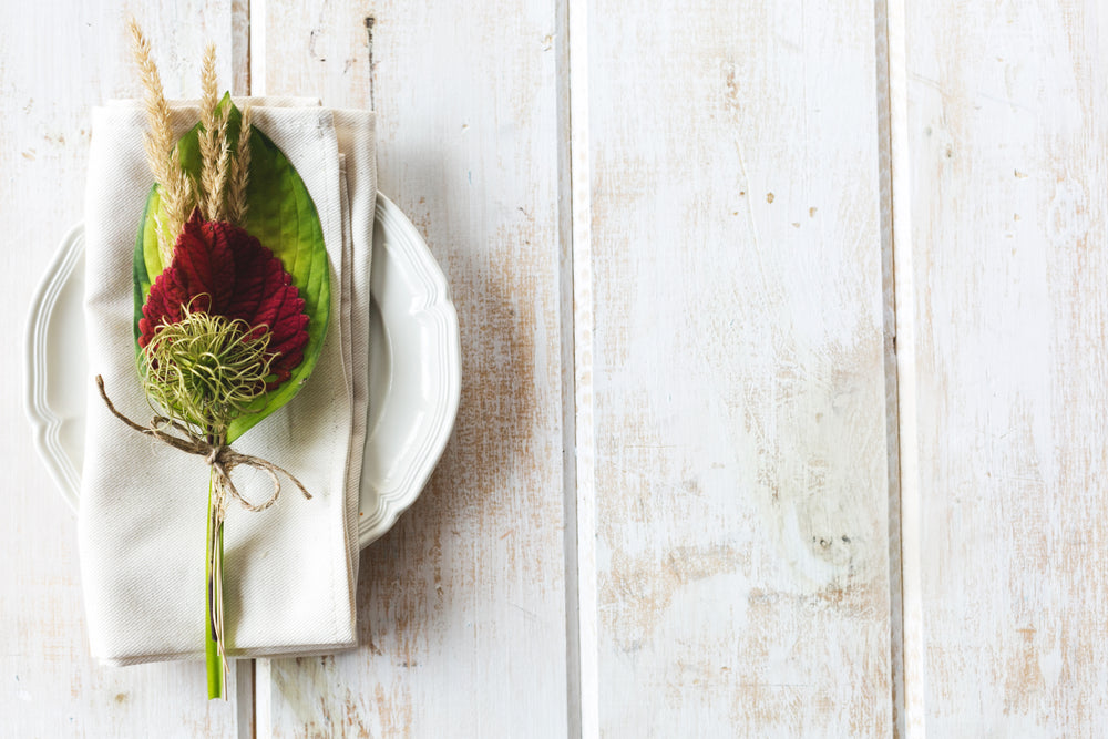 festive table setting