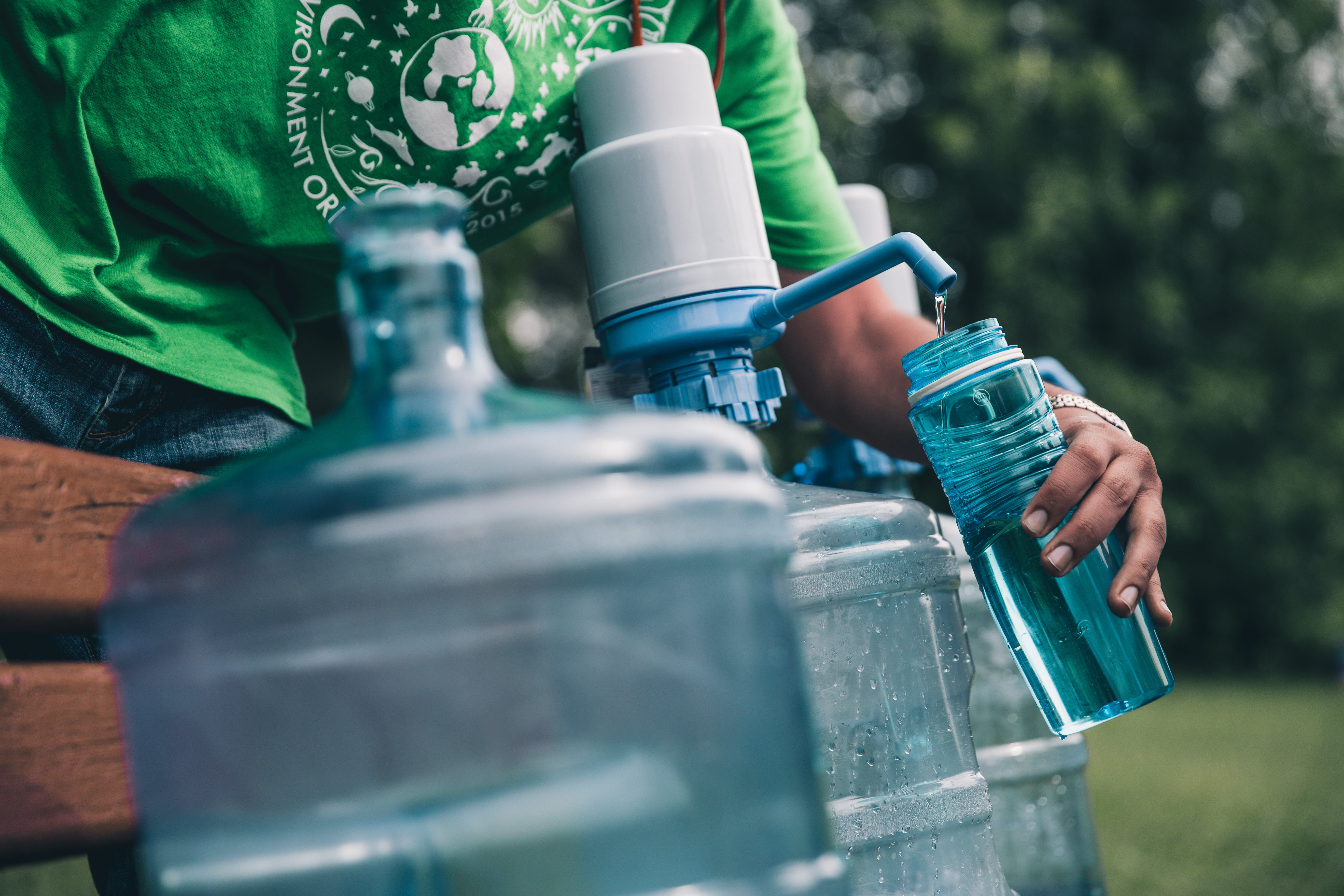 Filling Water Bottle