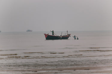 fishermen on the shoreline