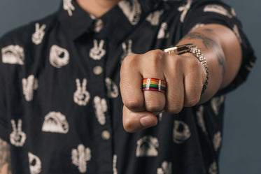 fist with pride ring
