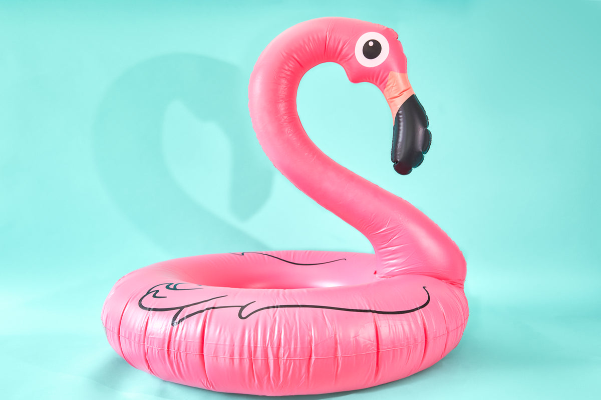 flamingo pool party float