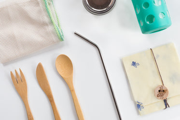 flatlay of picnic prep