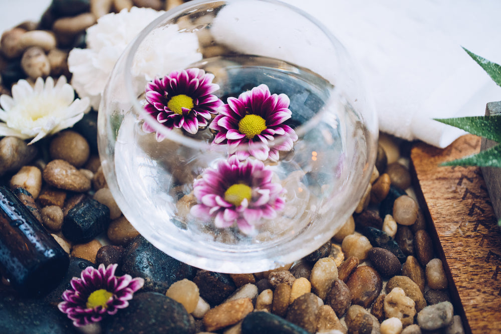 floral spa decorations