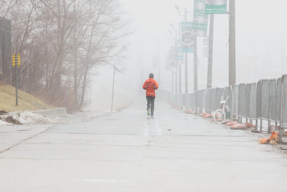 foggy afternoon run