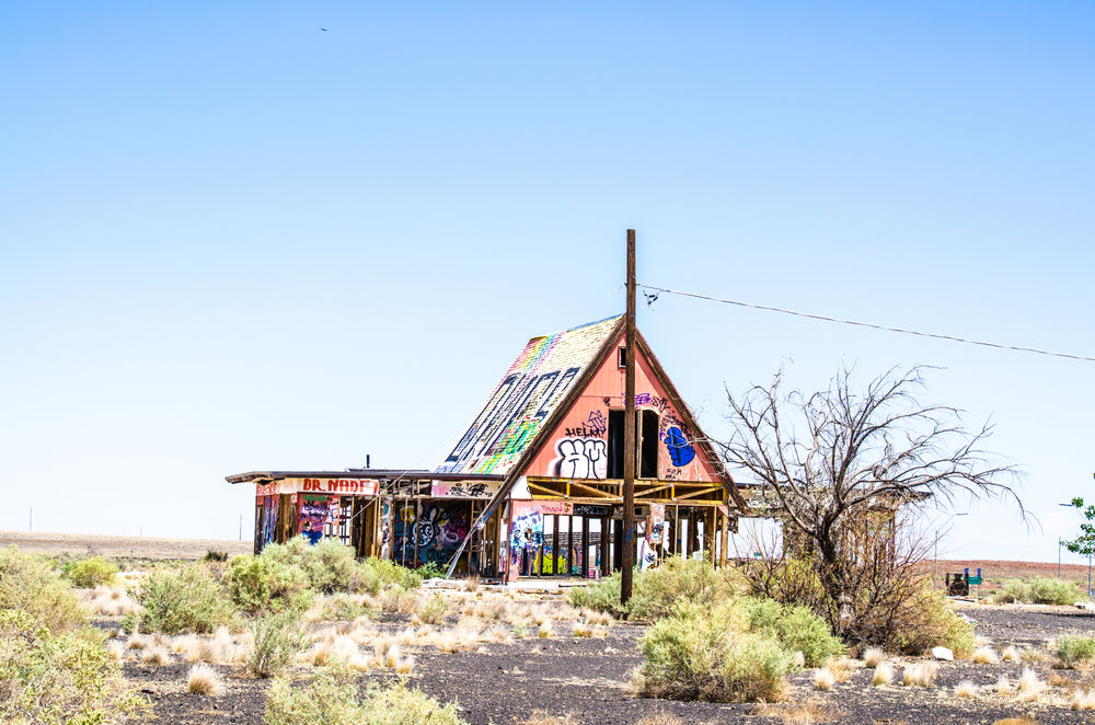 forgotten architecture in the desert