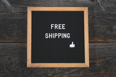 free shipping wooden sign