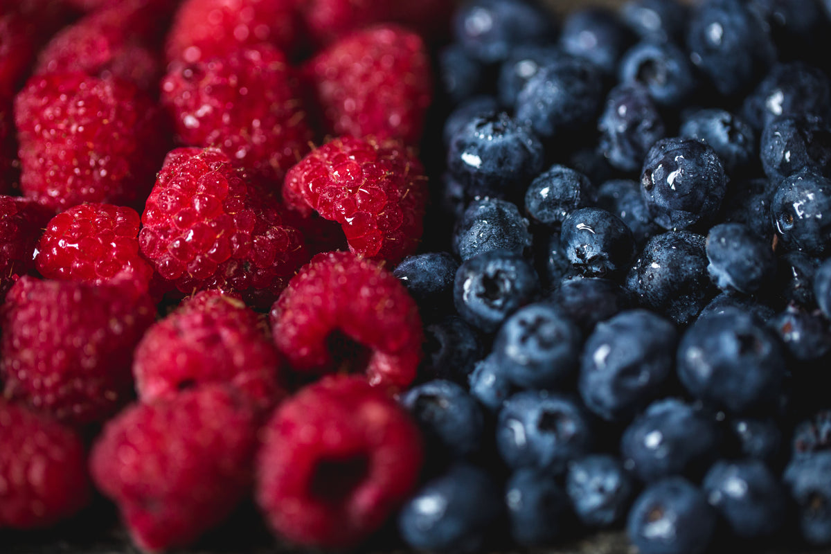 fresh berries close up texture