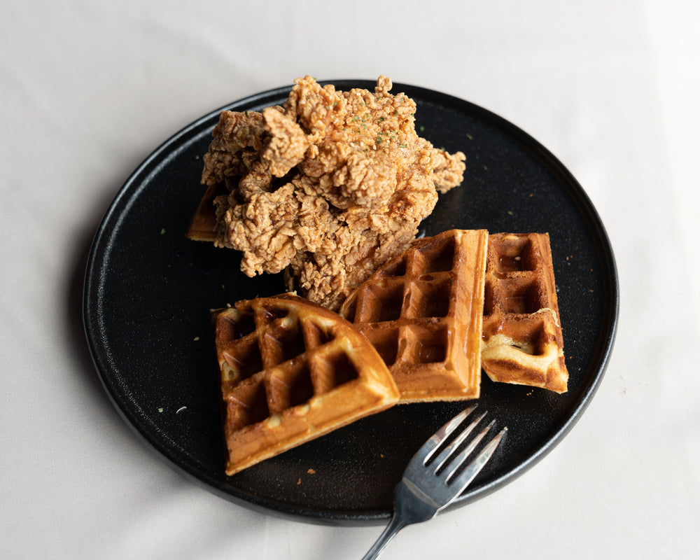 fried chicken and waffles