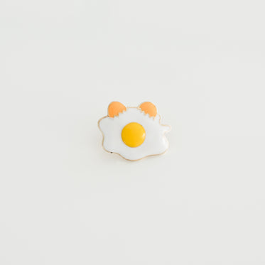 Fried Egg Lapel Pin Product Photo