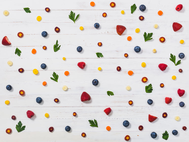 Fruit And Veggie Flatlay