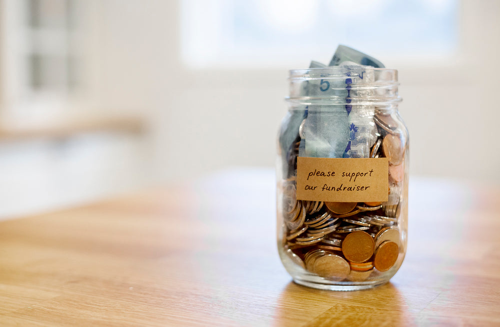 fundraising jar