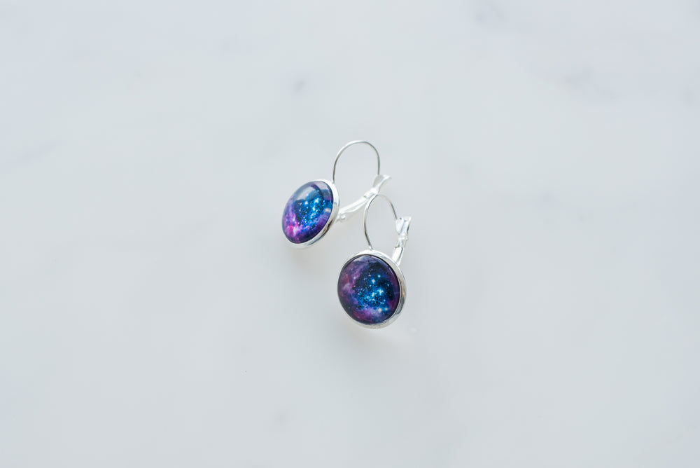 galaxy earrings