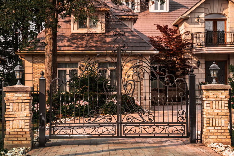 Gated House Exterior