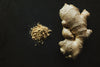 ginger ground and raw root