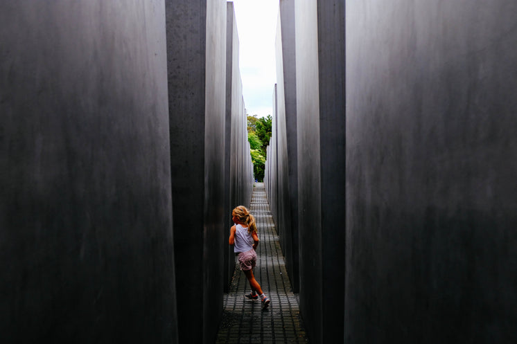 Girl Runs Through Memorial