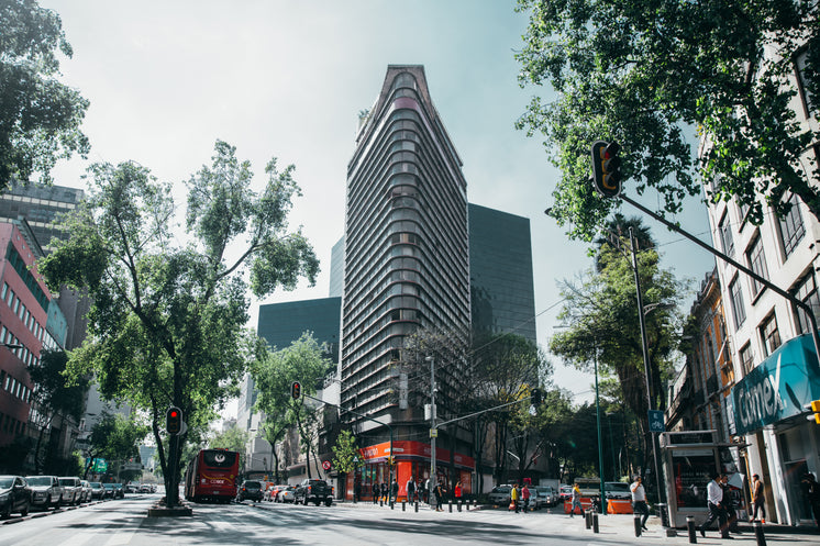 Glass Building In Tropical City