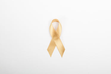 gold ribbon centered