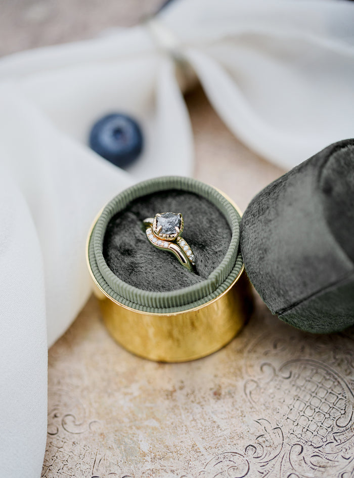 The Halo Stone Ring