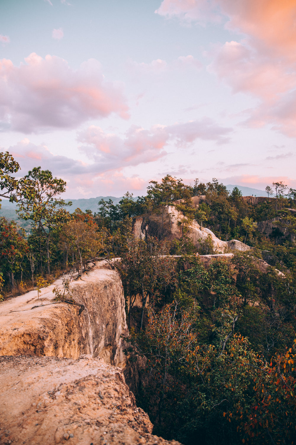 golden thailand canyon sunset