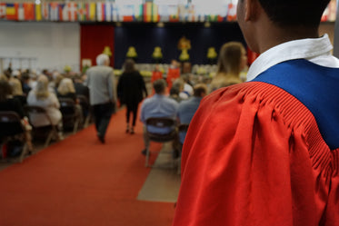 graduate looking forward