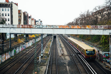 grafitti bridge over subway