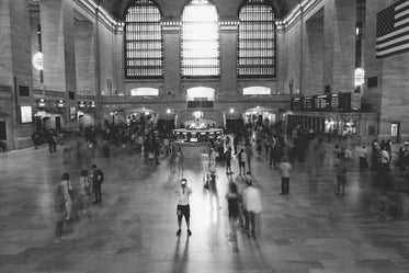 grand central black white