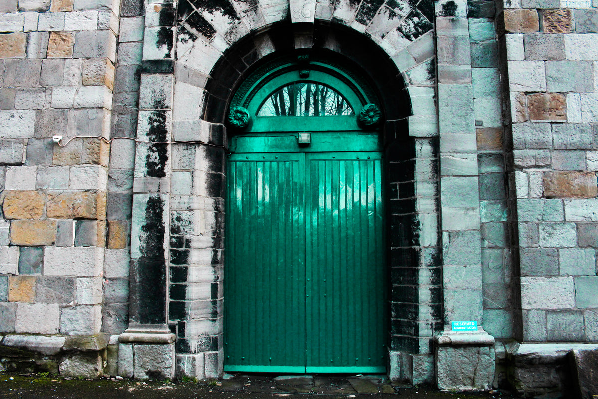 green castle door architecture