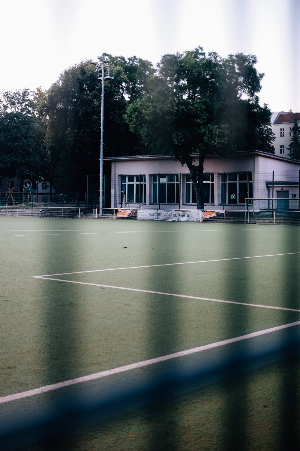 green outdoor athletic field