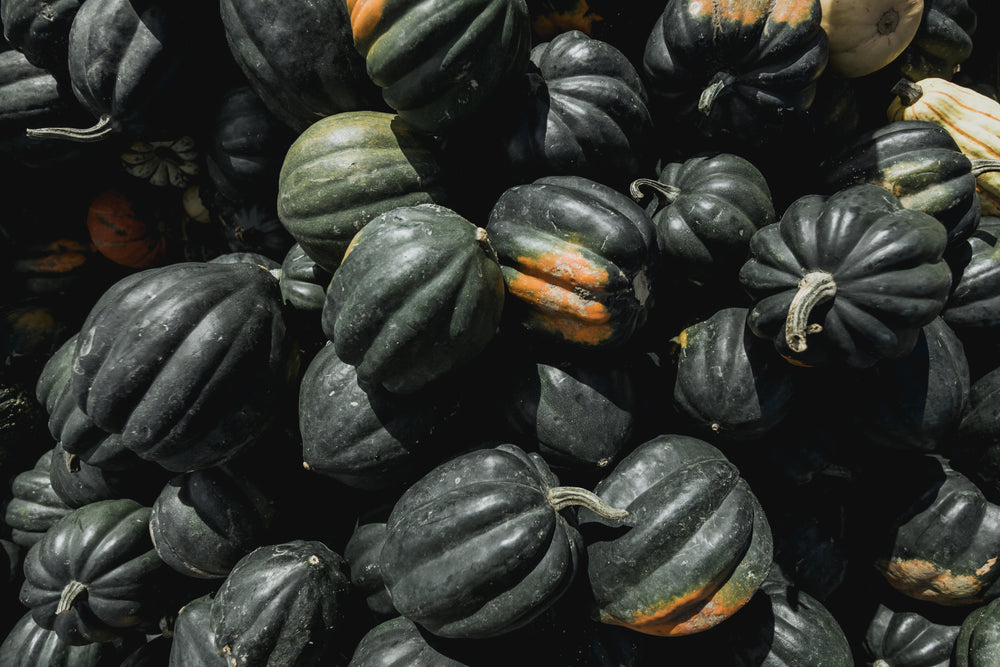 green squash vegetable pile