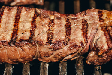 grill marks on a grilled steak
