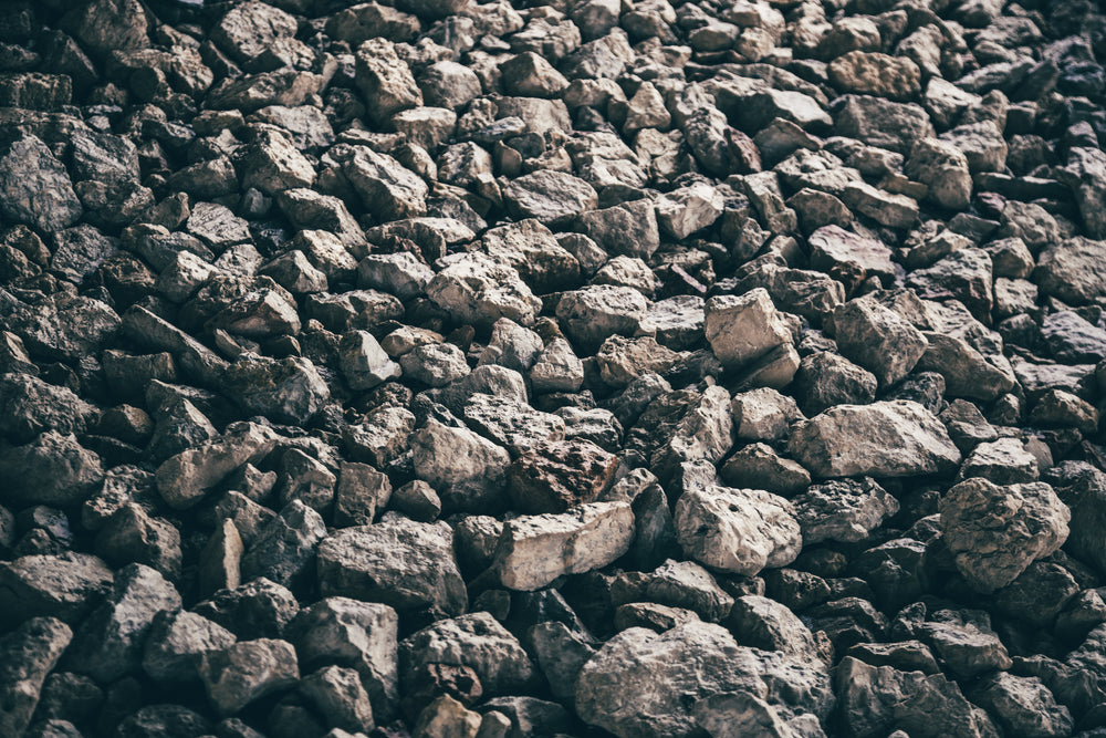 ground covered by jagged rocks and boulders