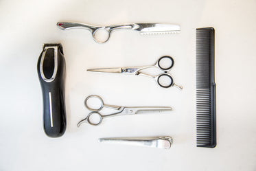 hair scissors and razor