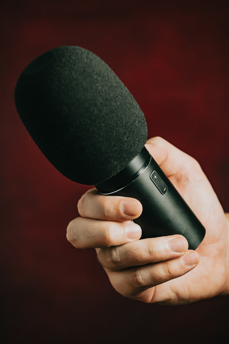hand grips a black microphone against red background - Updated Miami