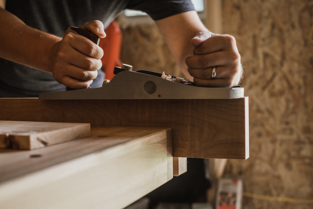 hand plane in use