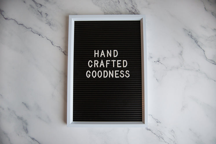 Handcrafted Goodness SIgn On Marble