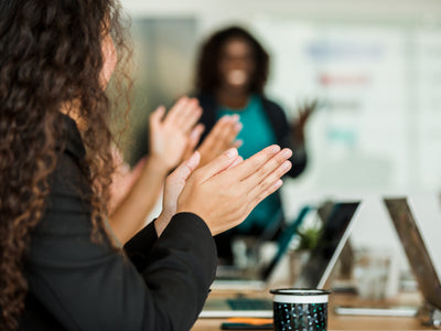 Hands Clapping At Meeting