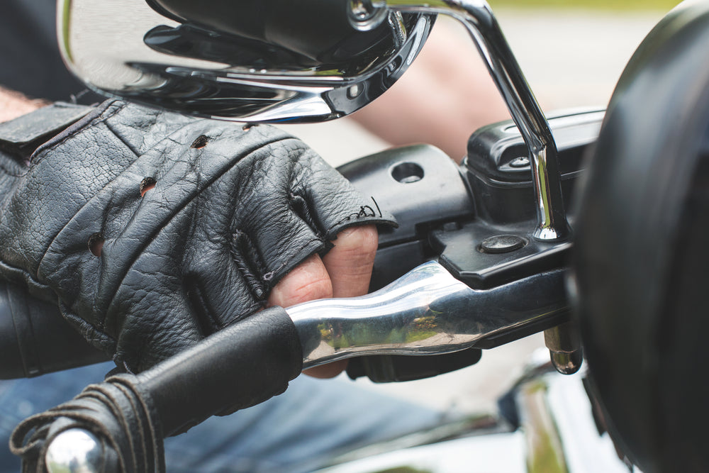 hands on motorcycle