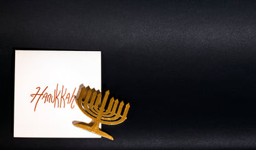 hanukkah card and ornament