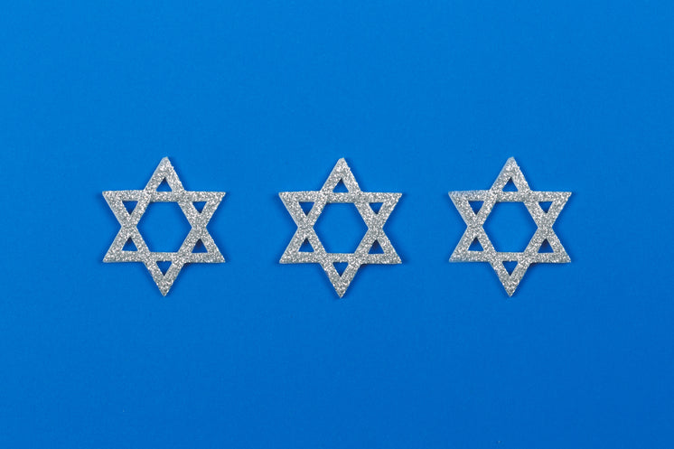 Hanukkah Star On Blue