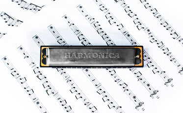 harmonica on sheet music