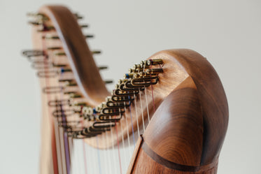 harp close up details