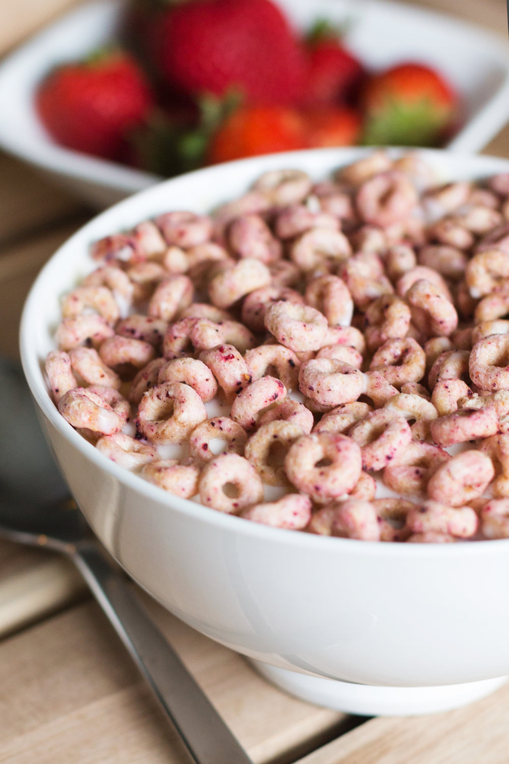 healthy cereal in bowl