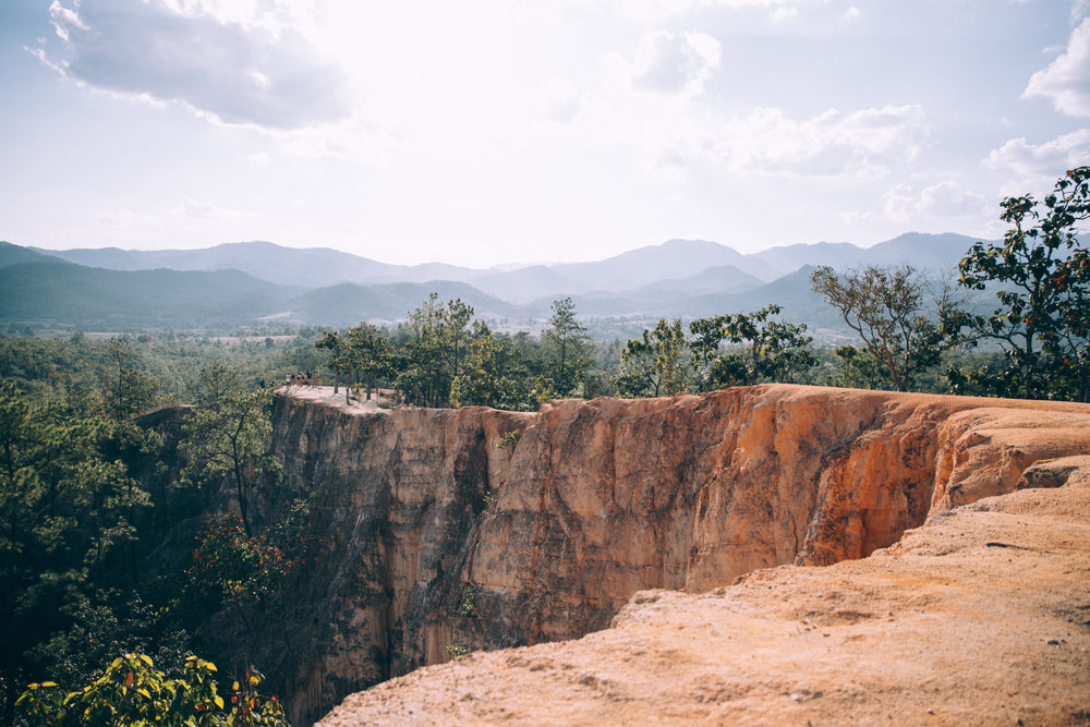 hikers taking in the view